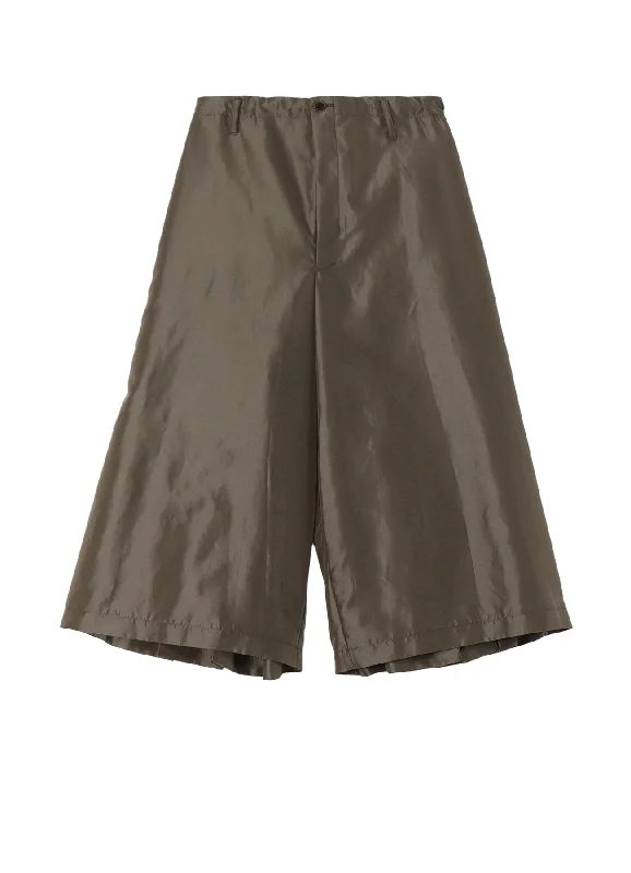 【PIECE UNIQUE/AOYAMA】Ny TWILL KHAKI PLEATS HALF PANTS