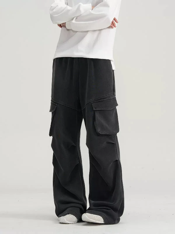 Side Pockets Emphasis Cargo Pants