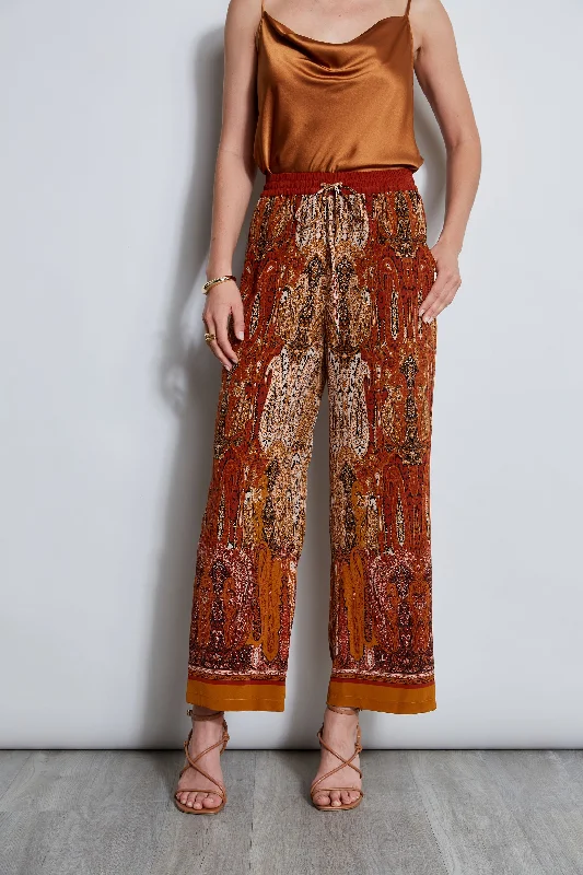 Silk Raj Print Pant