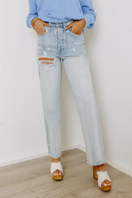 The Caylynn High Waist Distressed Jean