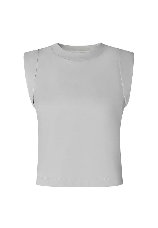 Manhattan Crease-free Asymmetric Sleeveless Top