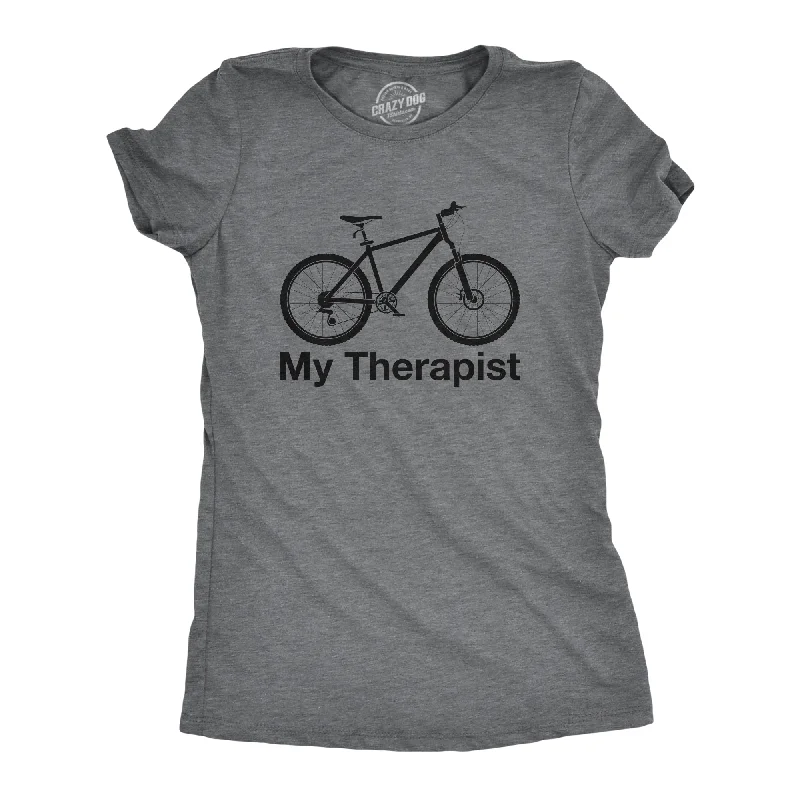 My Therapist Bicycle Women's T Shirt