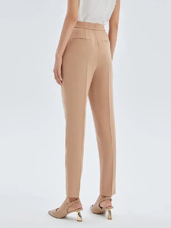 Acetate Ankle Length Women Pants