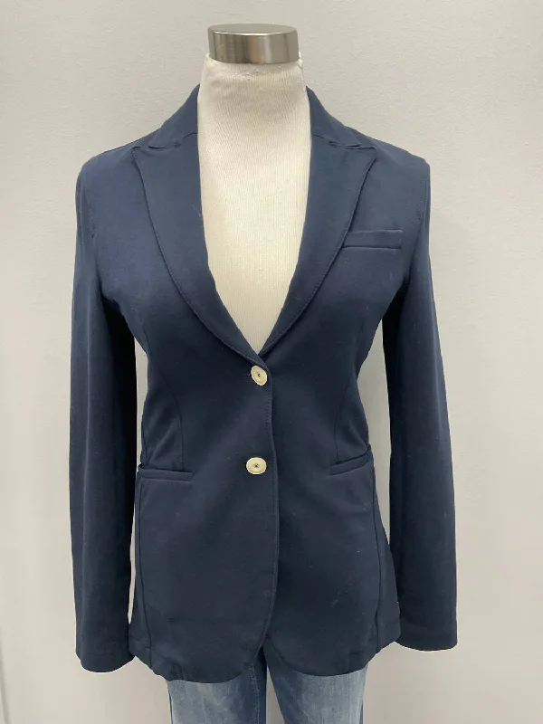 Navy Cotton Stretch Jacket