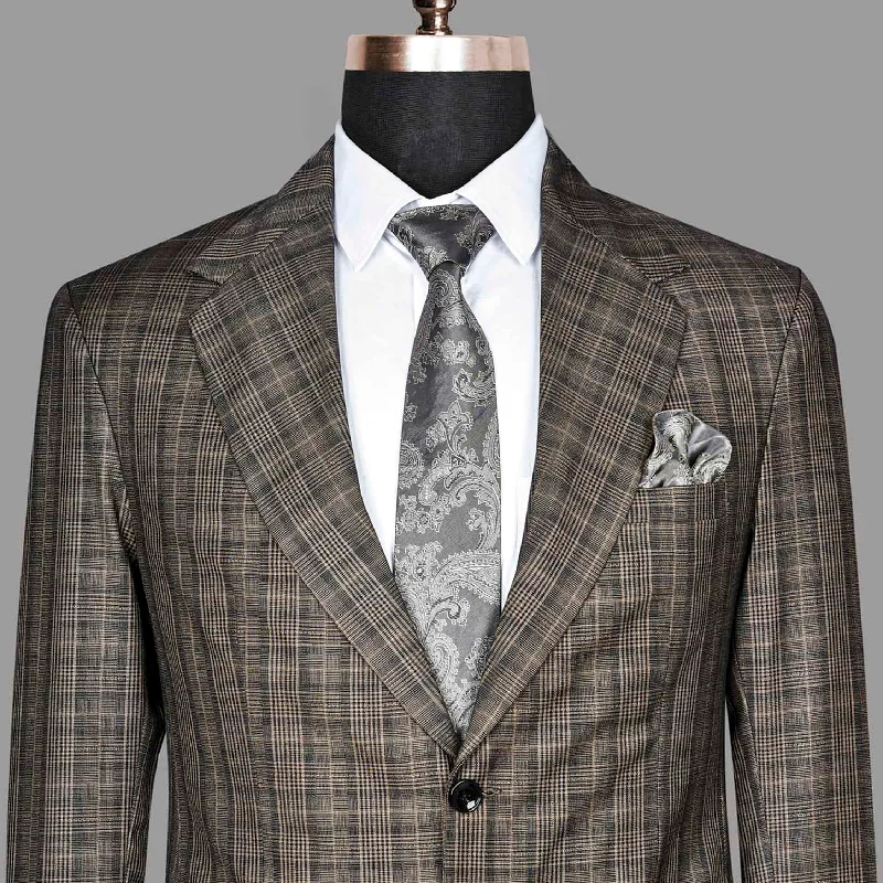 Walnut Plaid Blazer