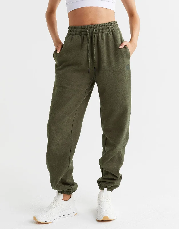 Lucy Track Pants in Olivine