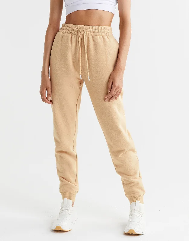 Millie Track Pants in Almond