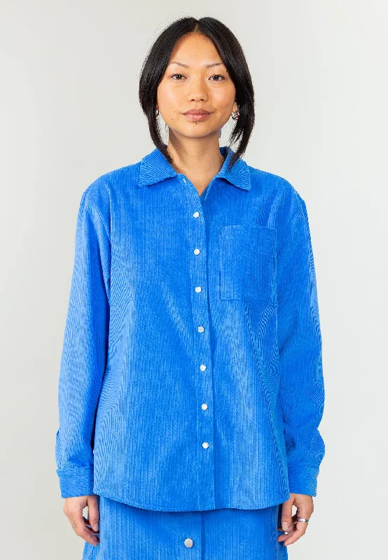 Jemima Corduroy Shirt Blue