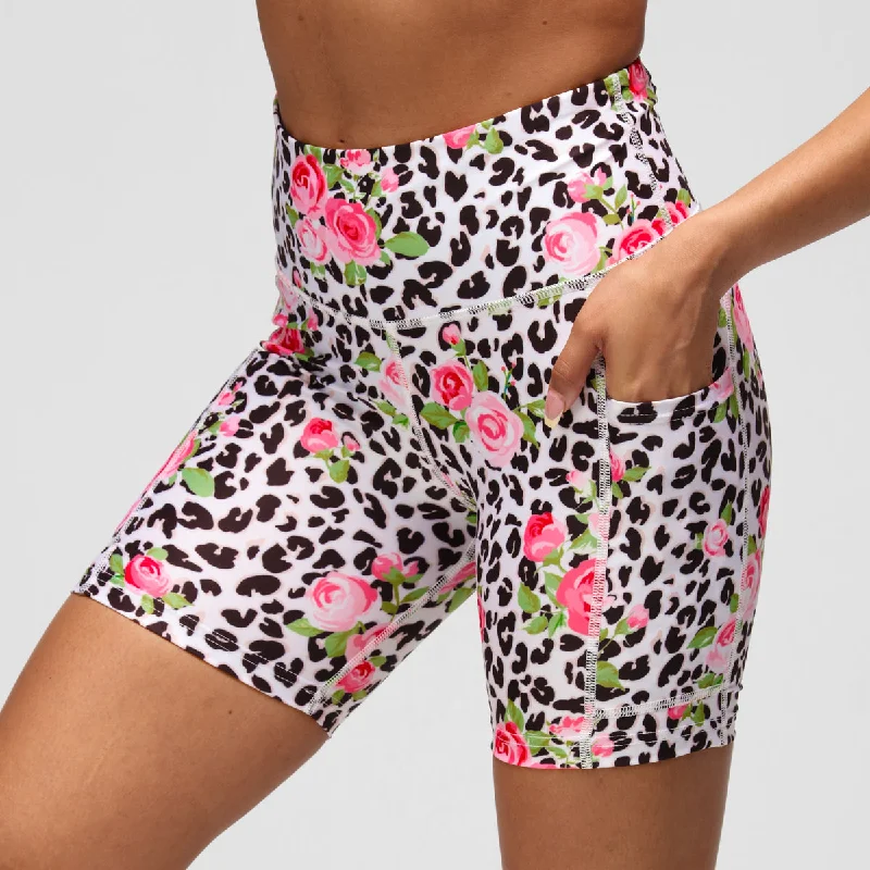 Jungle Rose Running Shorts